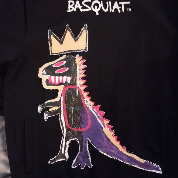 NEW Classic Jean Michel Basquiat Artwork Hoodie Pullover Sweater - Picture 2 of 5